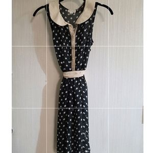 Designer polka dot dress